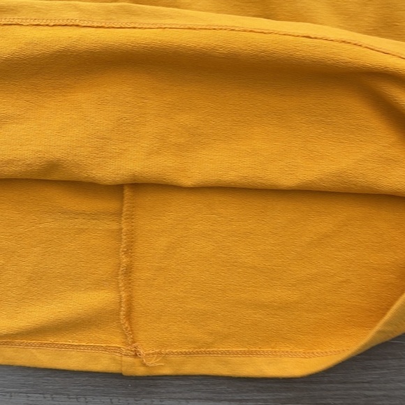 Eloquii Bow Sleeve Tie Sweatshirt Yellow NWT - Picture 8 of 9